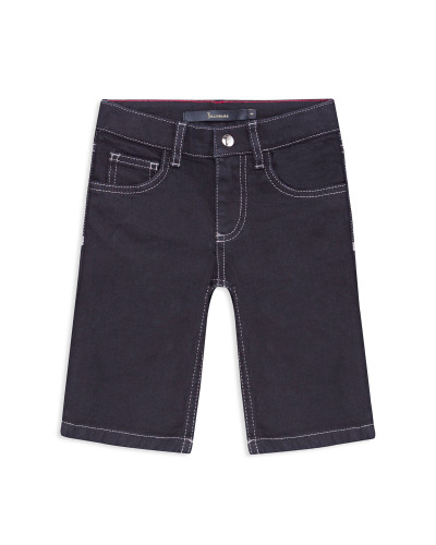 Short Denim Trousers Crest