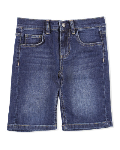 Short Denim Trousers Crest