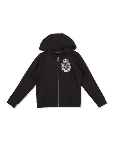 Hoodie Sweatjacket Crest