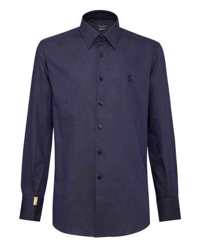 Shirt Silver Cut LS/Milano Double B