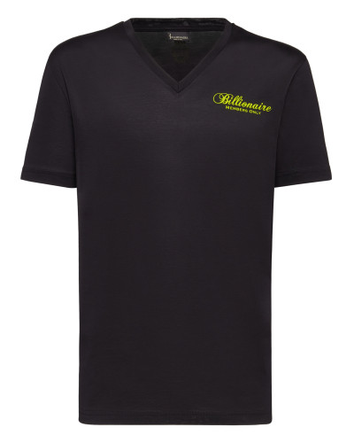 T-shirt V-Neck SS Crest