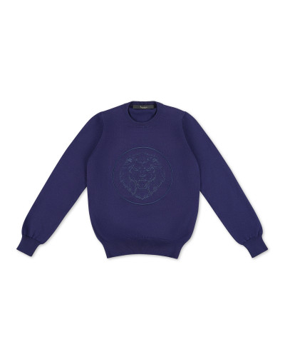 Pullover Round Neck LS Lion