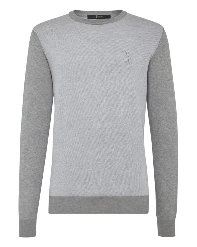 Pullover Round Neck LS Double B