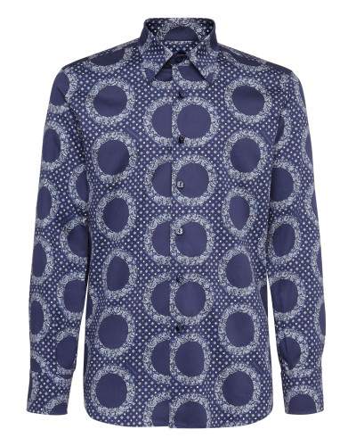 Shirt Silver Cut LS/Milano Paisley