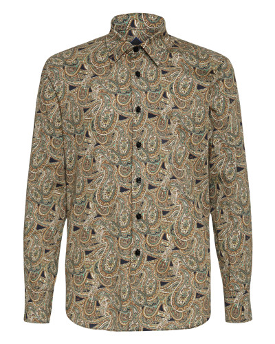 Shirt Gold Cut LS/Milano Paisley