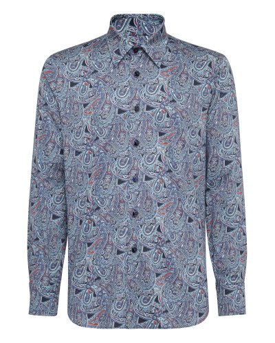 Shirt Gold Cut LS/Milano Paisley