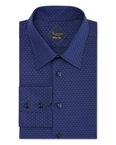 Shirt Silver Cut LS/Milano Flowers