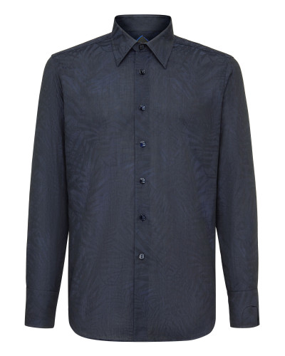 Shirt Silver Cut LS Palms