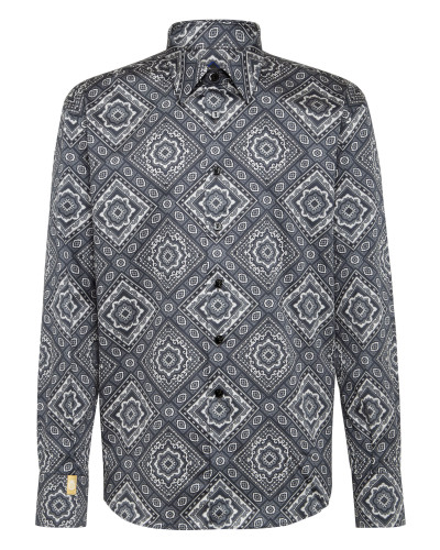Shirt Gold Cut LS/Milano Paisley