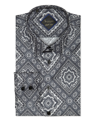 Shirt Gold Cut LS/Milano Paisley