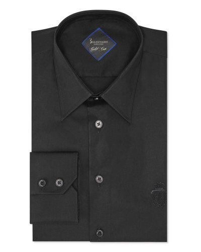 Shirt Gold Cut LS/Milano Crest