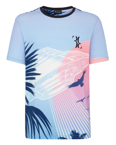 T-shirt Round Neck SS Billionaire in the space