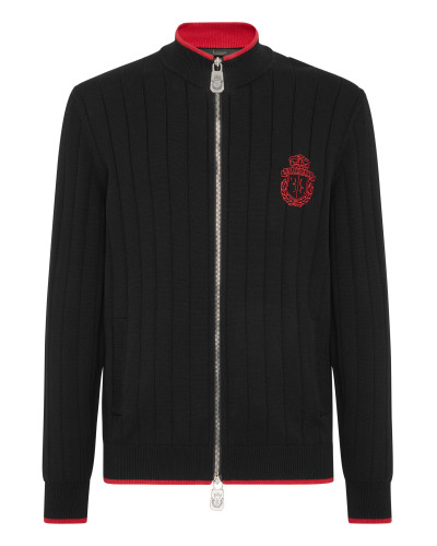 Cotton/Wool Pullover Zip