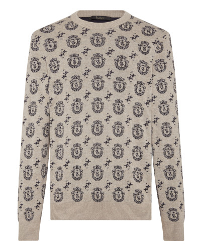 Wool/Cotton Pullover LS