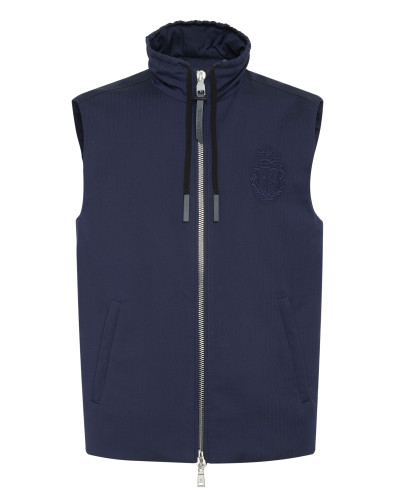 COTTON WOOL SILK DOWN VEST