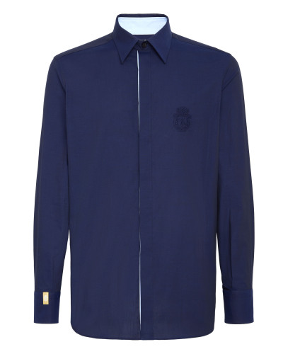 Shirt Silver Cut LS Slim Fit