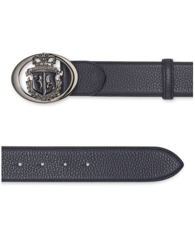 Deer Print Leather Belt