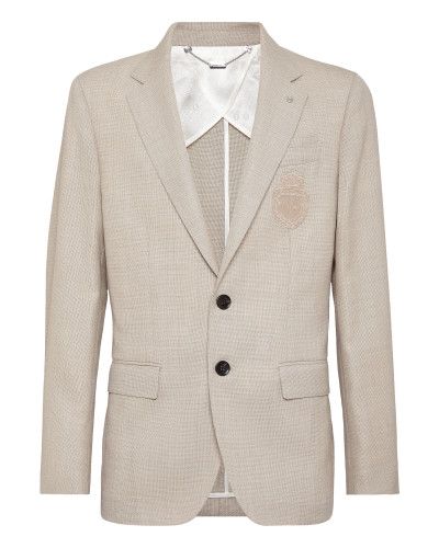 Wool Silk Linen Blazer