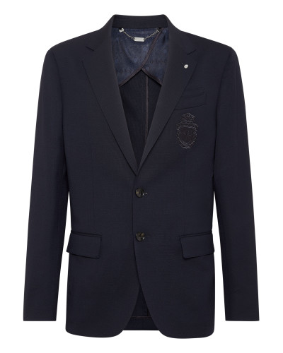 Wool Silk Linen Blazer