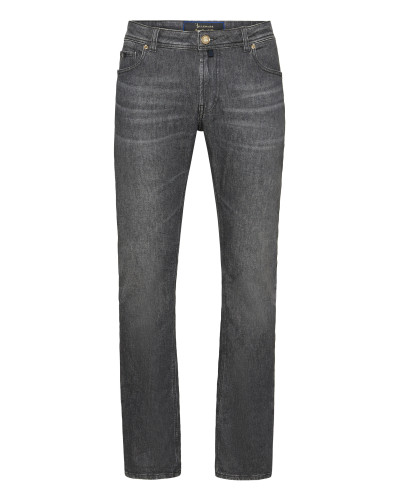 Denim Super Straight Cut Trousers
