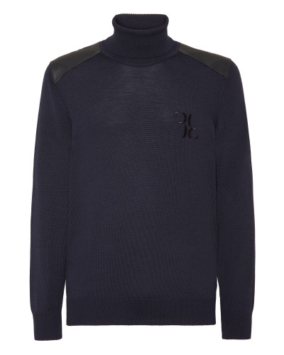 Silk/Wool Turtle Neck LS