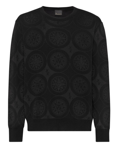 Knitted Pullover Round Neck LS