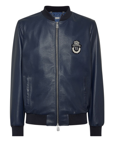 Nappa Leather Bomber LS