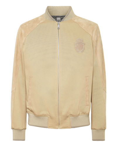 Cotton/Suede Jacket LS