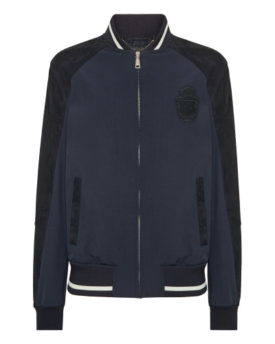 Cotton/Suede Jacket LS