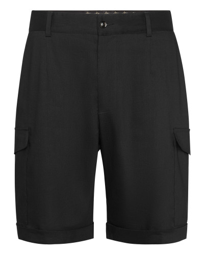Linen Cargo Shorts