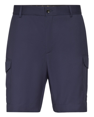 Linen Cargo Shorts