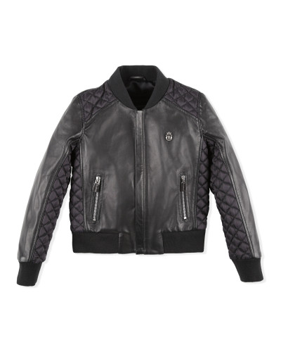 Leather Bomber Crest