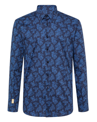 Shirt Gold Cut LS/Milano Paisley