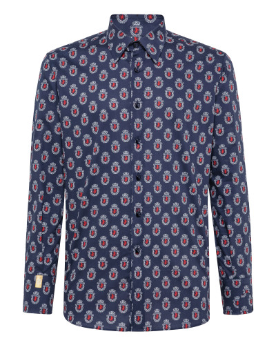 Shirt Silver Cut LS/Milano Lion