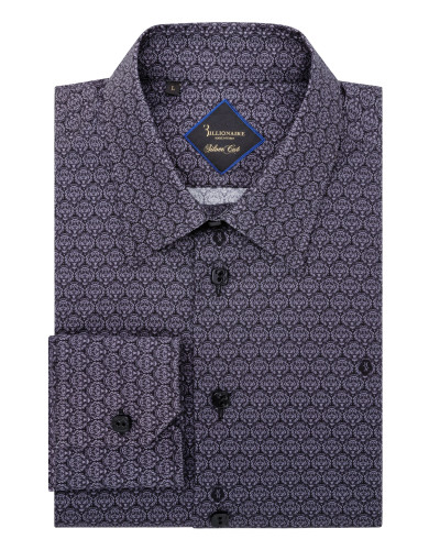 Shirt Silver Cut LS/Milano Lion