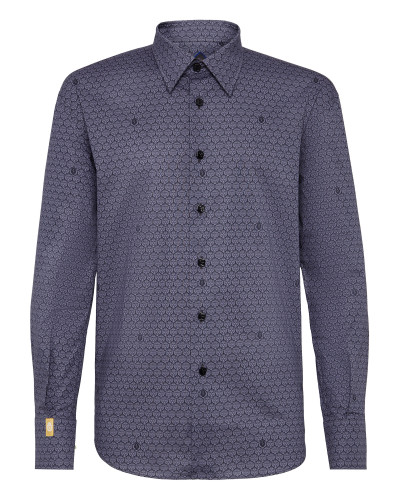 Shirt Gold Cut LS/Milano Lion