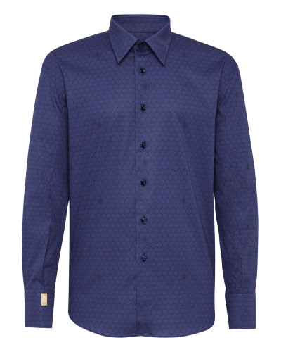 Shirt Gold Cut LS/Milano Lion