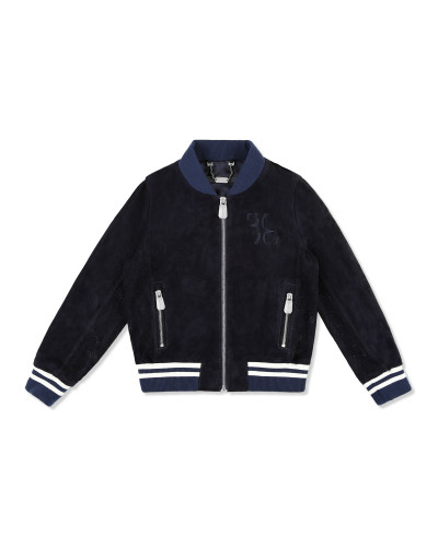 Leather Bomber Double B