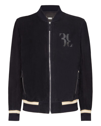 Leather Bomber Double B