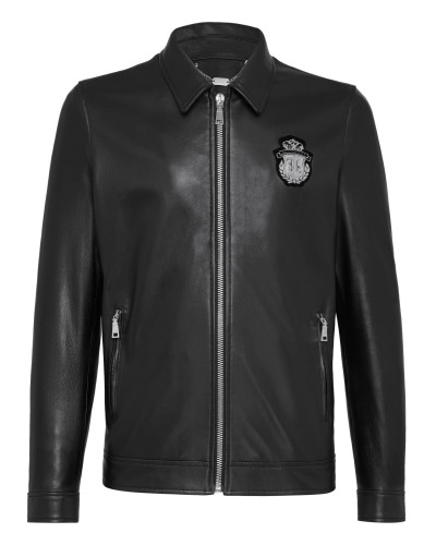 Leather Bomber Crest