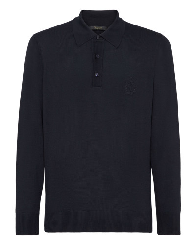 Pullover Polo-Neck LS Crest