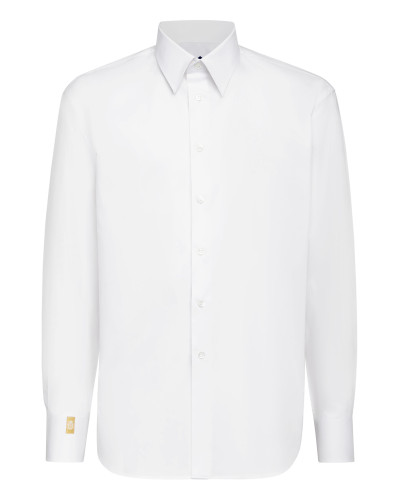 Shirt Gold Cut LS/Milano Crest