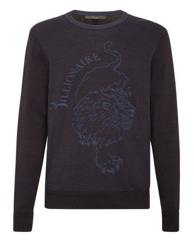 Pullover Round Neck LS Lion