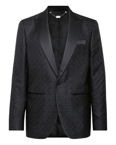 Satin Jacquard Blazer
