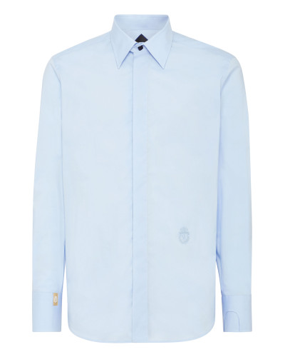 Cotton Shirt Silver Cut LS