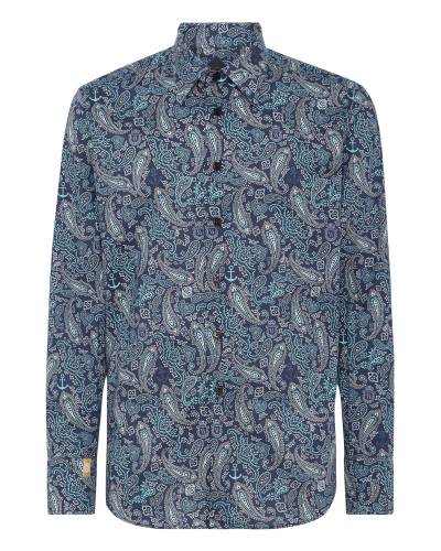 Cotton Shirt Silver Cut LS