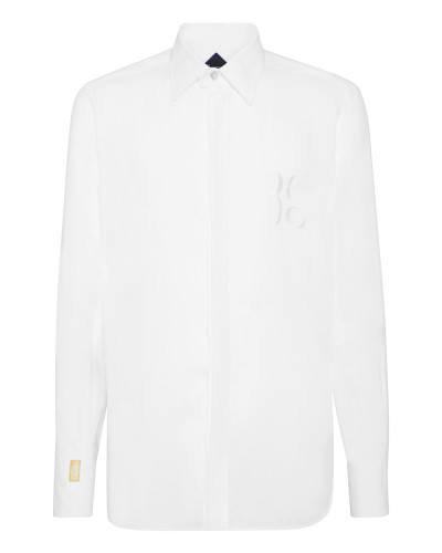 Linen Shirt Silver Cut LS