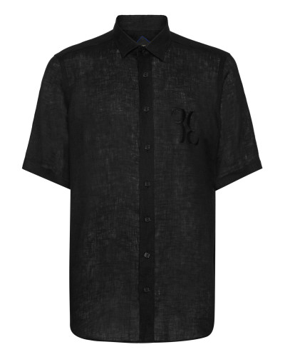 Linen Shirt Silver Cut LS