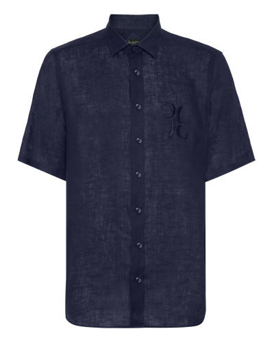 Linen Shirt Silver Cut LS