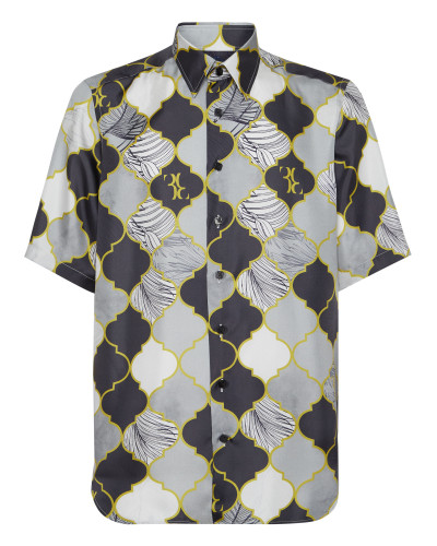 Silk Shirt Silver Cut SS